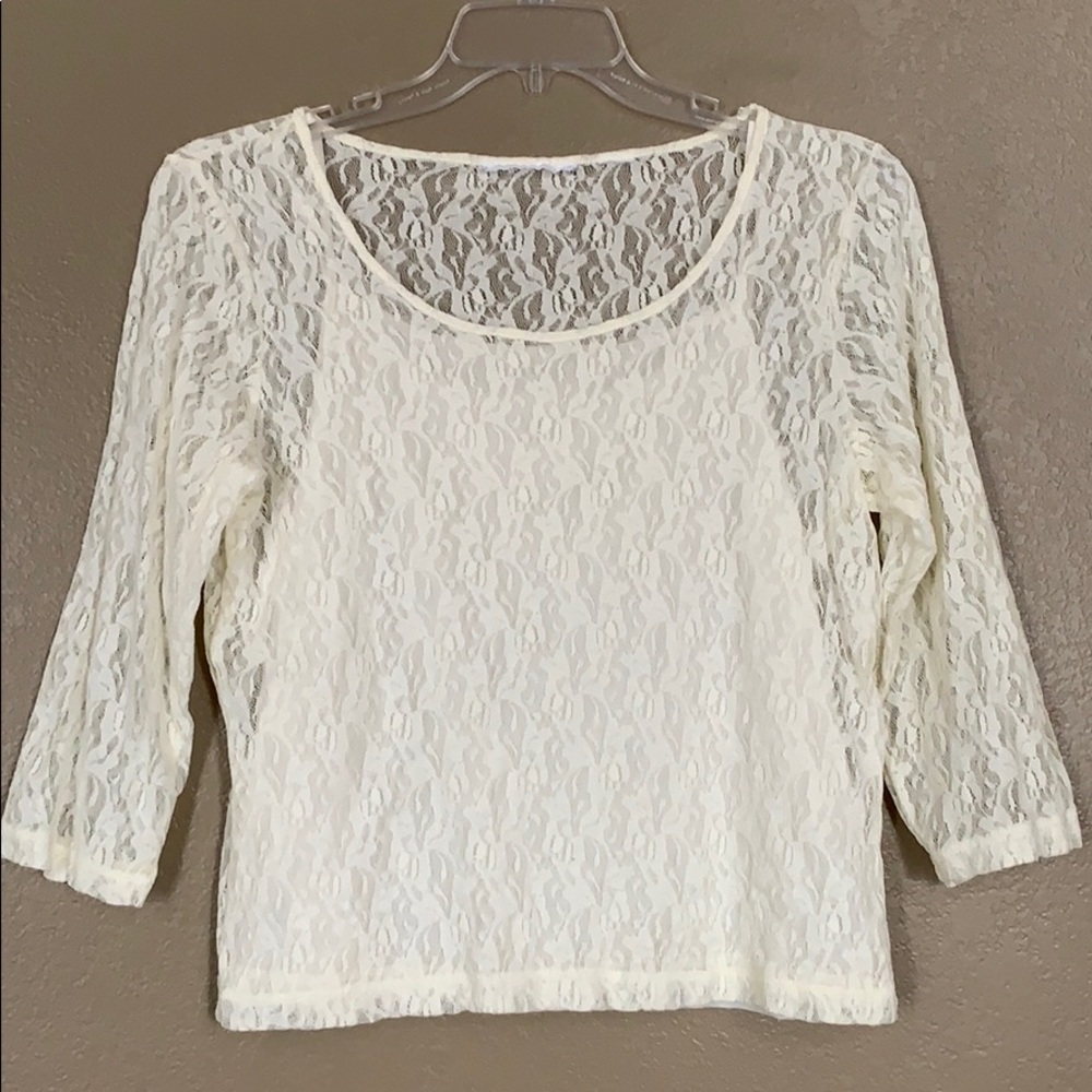 First Issue Lace Top